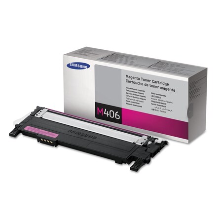 Samsung CLT-M406S (SU256A) Toner, 1000 Page-Yield, Magenta SU256A